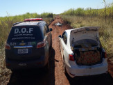 Veículo furtado que seguia para Minas Gerais foi recuperado pelo DOF com quase uma tonelada de droga