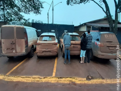 Veículos furtados que seriam trocados por droga no Paraguai foram apreendidos pelo DOF na região de Maracaju
