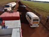 Maracaju: Acidente envolvendo uma Van na MS-166 deixa 11 feridos