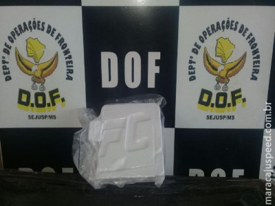 Passageiro de Van foi preso pelo DOF com 600 gramas de cocaína na região de Maracaju