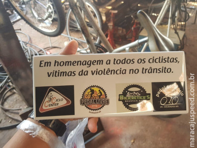 Ciclistas de Dourados farão ato em homenagem às vítimas de violência no trânsito