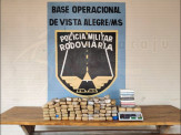 Maracaju: Polícia Militar Rodoviária apreende 10 kg de cocaína e 56 kg de maconha em veículo que seguia para Campo Grande