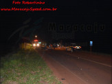 Corpo de Bombeiros de Maracaju atendem ocorrência de colisão entre carreta e veículo, onde enfermeiro veio a óbito