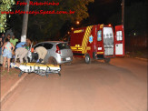Maracaju: Condutor aparentemente embriagado colidi com poste de rede elétrica na Rua Campo Grande