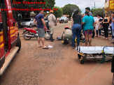 Maracaju: Gestante do sétimo mês que conduzia motocicleta, se envolve em acidente de colisão com veículo