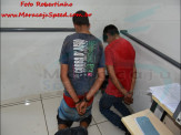 Maracaju: Ação conjunta da PM e Polícia Civil prendem bandidos que estavam praticando roubo à mão armada