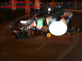 Maracaju: Corpo de Bombeiros atendem ocorrência de acidente. Condutor de caminhonete Hilux de cor Preta fugiu do local sem prestar socorro à vítima