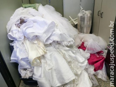 Após denúncias de estelionato, 100 vestidos de noiva são apreendidos