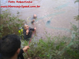 Bombeiros de Maracaju resgatam corpo de homem, após desaparecer nas águas do Rio Vacaria