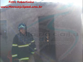 Maracaju: Corpo de Bombeiros atendem ocorrência de incêndio em residência no Conjunto Egídio Ribeiro