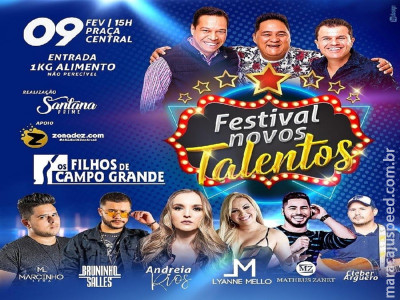 Maracaju: Festival Novos Talentos se aproxima em sua pré-seleção