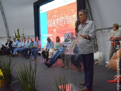 Maracaju: Prefeito Maurílio esteve presente na abertura do Showtec 2020