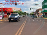 Maracaju: Motorista de carreta age de forma irresponsável e causa danos a semáforo e a cabeamento de empresas de telecomunicações e energia elétrica