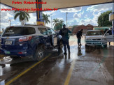 Maracaju: Polícia Militar cumpre mandado de prisão e prende homem, enquanto abastecia veículo em posto de combustível