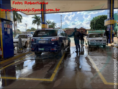 Maracaju: Polícia Militar cumpre mandado de prisão e prende homem, enquanto abastecia veículo em posto de combustível