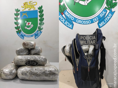 Maracaju: Polícia Militar apreende traficante adolescente de 17 anos, do sexo feminino com 12 tabletes de maconha