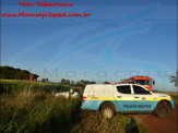 Maracaju: Veículo carregado com maconha não acata ordem de parar, empreende fuga pela MS-164, perde controle do veículo, colidi com poste e capota por várias vezes