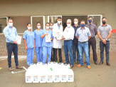 Rotary Club de Maracaju em parceria com empresas doam 300 litros de Álcool Hidratado 70% líquido para a Associação Beneficente de Maracaju, Lar do idoso e Postos de Saúde Rotary Club de Maracaju em parceria com empresas doam 300 litros de Álcool Hidratado 70% líquido para a Associação Beneficente de Maracaju, Lar do idoso e Postos de Saúde