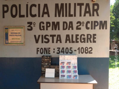 Maracaju: Pelotão Polícia Militar Distrito Vista Alegre apreende mercadorias oriundas do descaminho Maracaju: Pelotão Polícia Militar Distrito Vista Alegre apreende mercadorias oriundas do descaminho