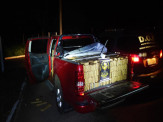 DOF recupera camionete furtada carregada com mais de uma tonelada de maconha durante a Operação Hórus