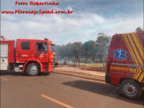 Maracaju: Bombeiros atendem ocorrência de incêndio criminoso no Conjunto Geazone