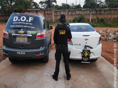 Veículo furtado foi recuperado pelo DOF durante a Operação Hórus Veículo furtado foi recuperado pelo DOF durante a Operação Hórus