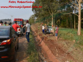 Maracaju: Condutora perde controle de veículo de luxo em curva na estrada da ADM