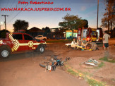 Maracaju: Corpo de Bombeiros atendem ocorrência de colisão entre veículo e motociclistas. Condutor foge sem prestar socorro Maracaju: Corpo de Bombeiros atendem ocorrência de colisão entre veículo e motociclistas. Condutor foge sem prestar socorro