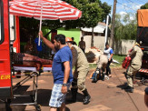 Maracaju: Jovem mulher ciclista que se envolveu em acidente com carreta bi trem é encaminhada em estado grave para unidade médica da capital