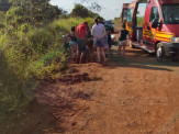 Maracaju: Veículo capota na Rodovia MS-470, após condutor perder controle