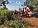 Maracaju: Veículo capota na Rodovia MS-470, após condutor perder controle