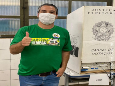 “Meu dever foi cumprido com Maracaju, fiz campanha limpa, sem mentiras e com propostas, agora é a consciência do eleitor”, afirma Thiago Caminha