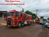 Maracaju: Bombeiros atendem ocorrência de incêndio em residência