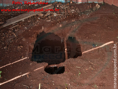 Maracaju: Corpo de homem assassinado a cerca de um ano é encontrado enterrado em fossa séptica, a três metros de profundidade