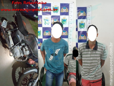 Maracaju: Dupla que se exibia empinando motocicleta, são perseguidos em acompanhamento tático da PM, e ambos são detidos