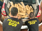 Veículo que seguia para Maracaju com mais de 100 quilos de maconha foi apreendido pelo DOF durante a Operação Hórus