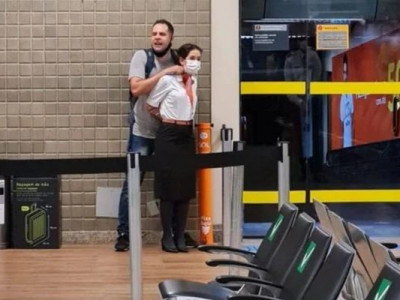 Homem faz mulher refém em aeroporto e exige presença da Polícia Federal