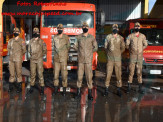 13º Subgrupamento de Bombeiros Militar Independente em Maracaju recebeu nesta segunda-feira (24), seis soldados recém formados do concurso do Corpo de Bombeiros realizado em 2018