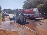 Maracaju: Bombeiros atendem ocorrência de fogo em veículo na região da Biquinha