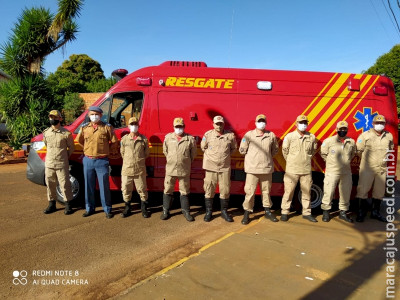 Corpo de Bombeiros Militar em Fátima do Sul recebe uma nova unidade de resgate 