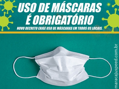 Maracaju: Novo decreto municipal nº 221/2021 impõe toque de recolher a partir das 20:00h e multa de 100 UFM (unidades fiscais do município) para quem for pego sem máscara de proteção