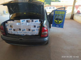 Maracaju: Veículo com 700 pacotes de cigarros é apreendido pela PMRv Maracaju: Veículo com 700 pacotes de cigarros é apreendido pela PMRv