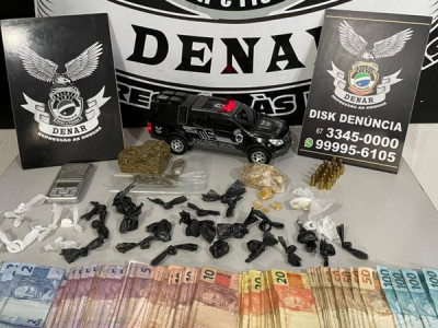 Polícia localiza bunker do tráfico de drogas em Campo Grande