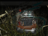Maracaju: Corpo de Bombeiros atendem ocorrência de capotamento de veículo na BR-267