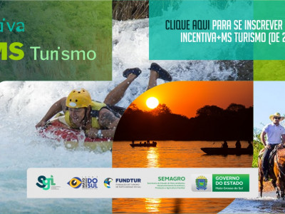 Maracaju: Inscrições para o Programa Incentiva + MS Turismo iniciam hoje (21) e vão até dia 08 de Agosto