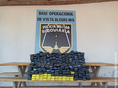 Maracaju: Polícia Militar Rodoviária apreendeu no fim da manhã de quarta-feira (28/07) 230,4 kg de maconha, durante Operação Hórus