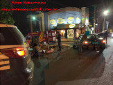 Maracaju: Bombeiros atendem acidente entre carro e motocicleta na área central