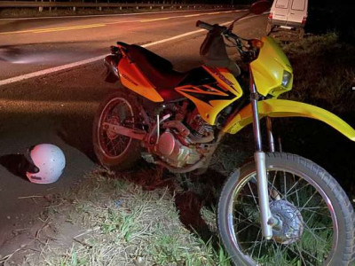 Acidente com carreta na BR-267 mata motociclista