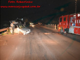 Maracaju: Bombeiros atendem ocorrência de acidente em minianel rodoviário, mas condutor desapareceu Maracaju: Bombeiros atendem ocorrência de acidente em minianel rodoviário, mas condutor desapareceu