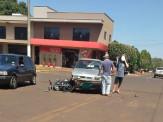 Maracaju: Condutor de veículo atravessa cruzamento em avenida preferencial e colhe motociclista. Jovem teve fratura exposta de fêmur esquerdo